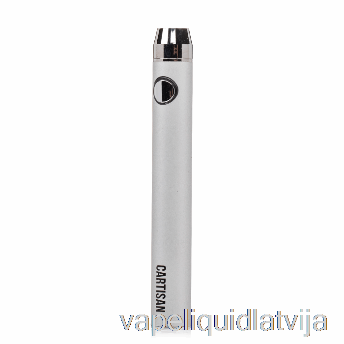 Cartisan Button Vv 900 Dual Charge 510 Akumulators [usb-c] Sudraba Vape šķidrums